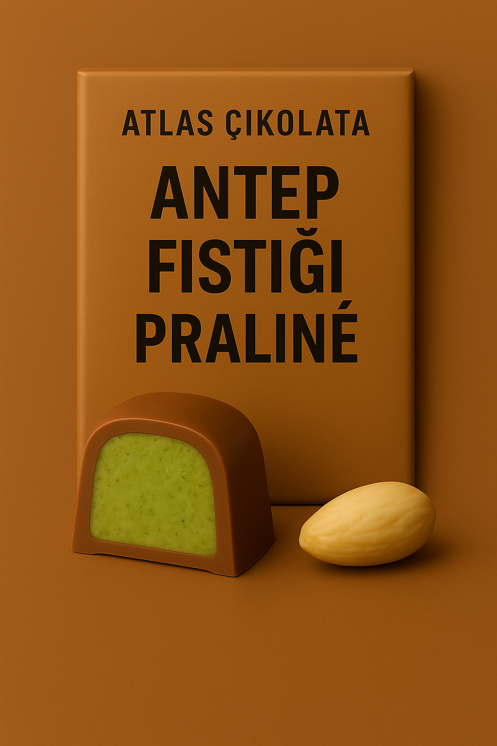 Antep Fıstıklı Pralin Çikolata