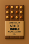 Sütlü Fındıklı 200 Gram Çikolata