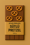 Sütlü Pretzel 200 Gram Çikolata