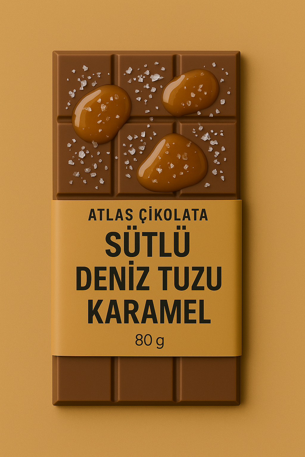 Sütlü Deniz Tuzu Karamel Çikolata