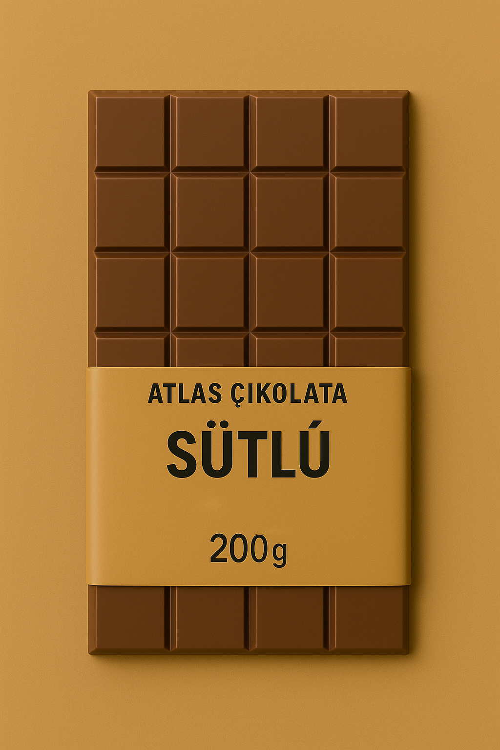 Sütlü Tablet Çikolata 200 Gram