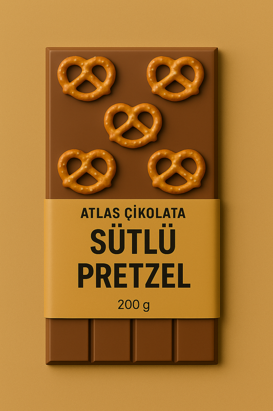 Sütlü Pretzel 200 Gram Çikolata