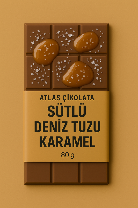 Sütlü Deniz Tuzu Karamel Çikolata