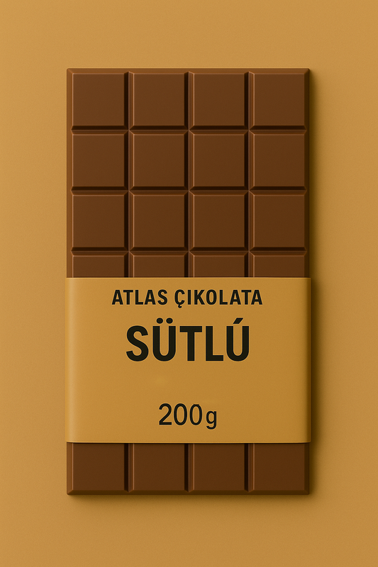 Sütlü Tablet Çikolata 200 Gram
