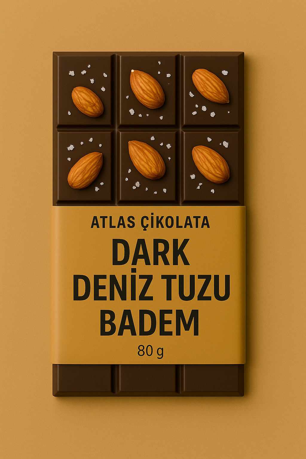 Dark Deniz Tuzlu Bademli Çikolata