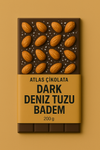 Dark Deniz Tuzlu Bademli Çikolata 200 Gram